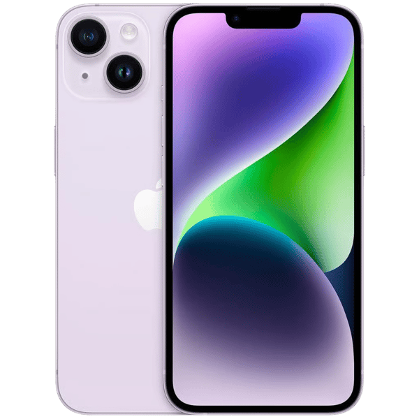iPhone 14 Plus 128GB Purple - Front and back image