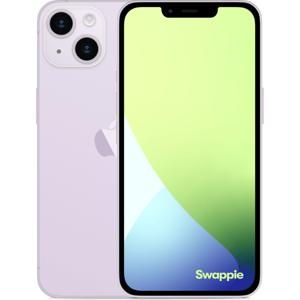 iPhone 14 Plus 128GB Purple - Front and back image