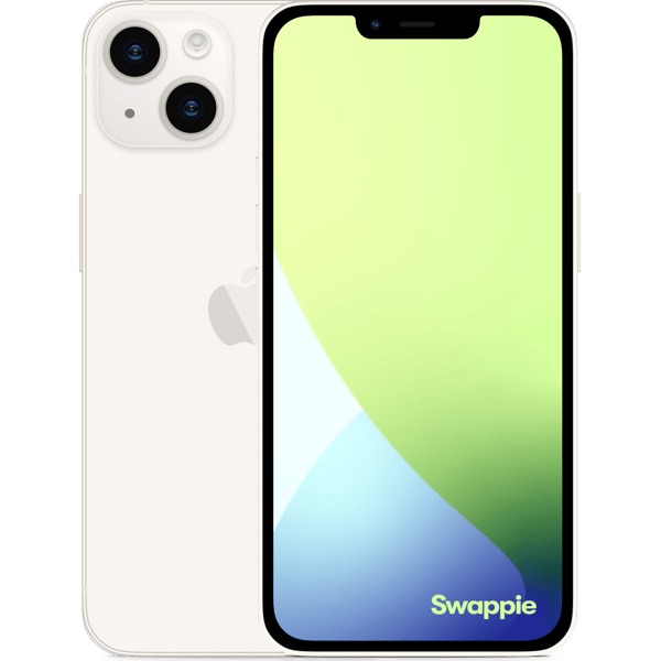 iPhone 14 Plus 512GB Starlight - Front and back image