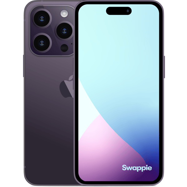 iPhone 14 Pro Max 512GB Deep Purple - Bak och fram bild