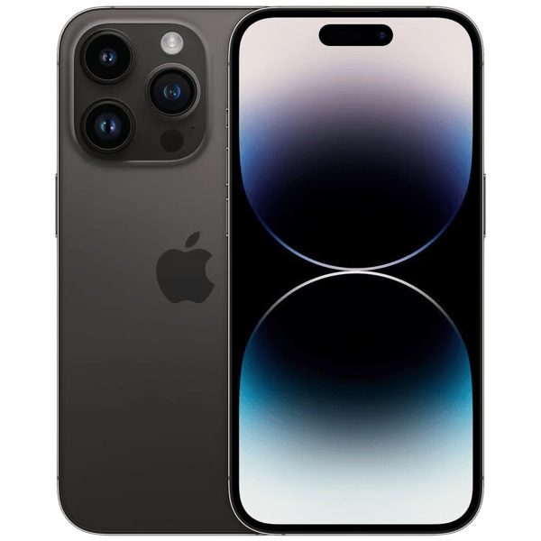 iPhone 14 Pro Max 512GB Space Black Imagem frontal e traseira