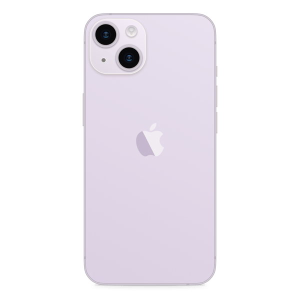 iPhone 14 128GB Purple - Imagen trasera