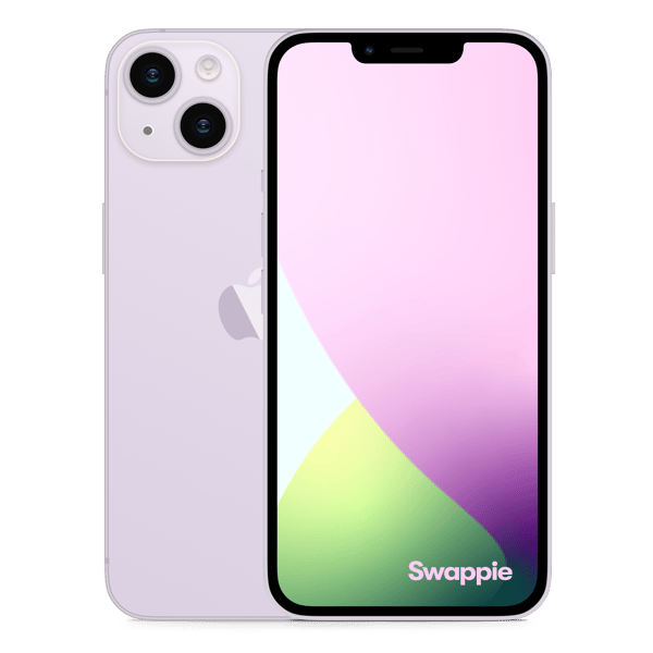 iPhone 14 128GB Purple - Bak och fram bild