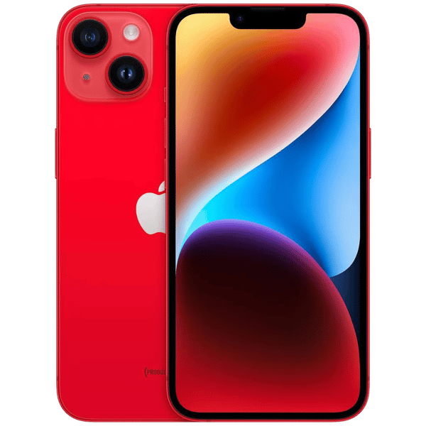 iPhone 14 256GB Red - image avant et arrière