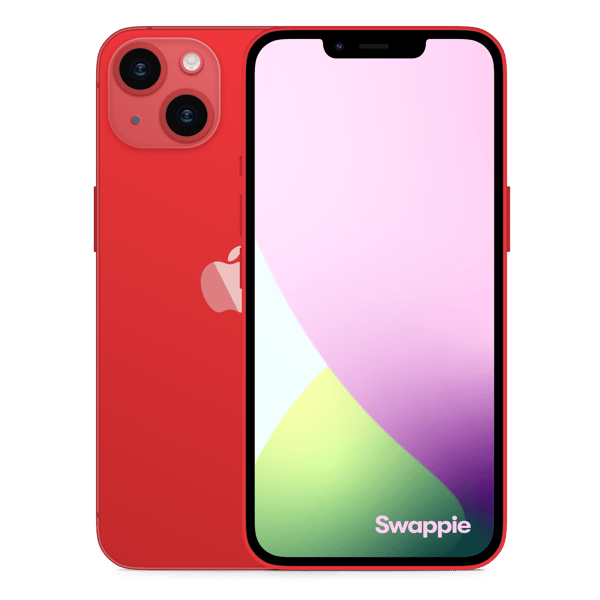 iPhone 14 256GB Red - Bak och fram bild