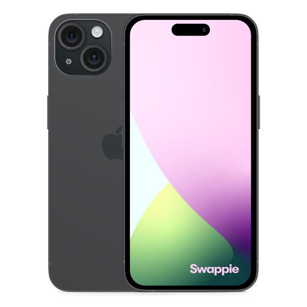 iPhone 15 512GB Black - Front and back image