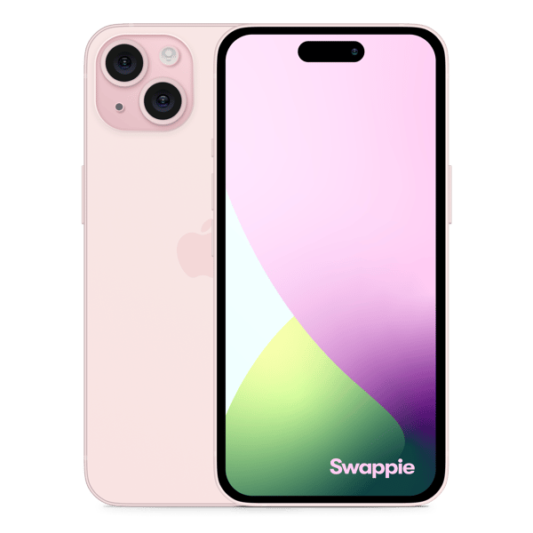 iPhone 15 256GB Pink - Bak och fram bild