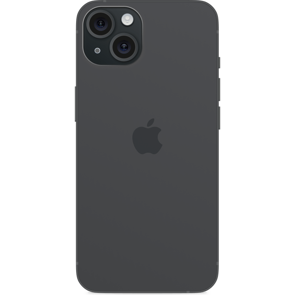 iPhone 15 Plus 128GB Black - Imagen trasera