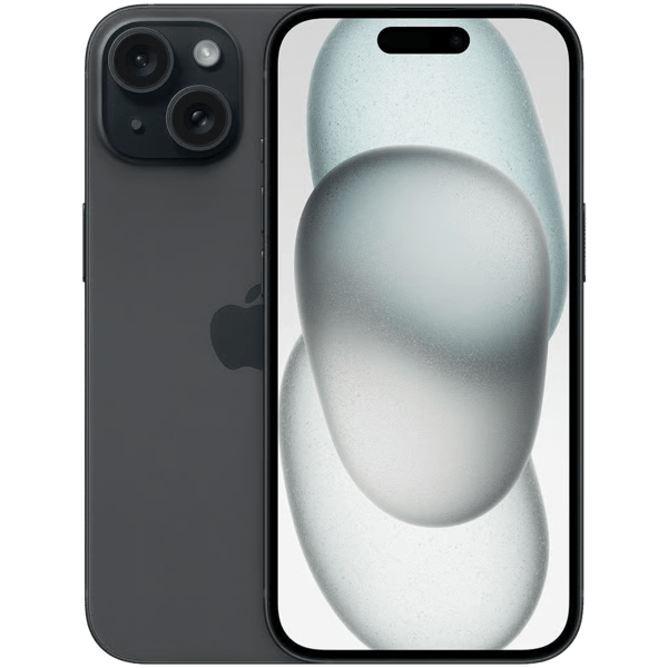 iPhone 15 Plus 256GB Black - Front and back image