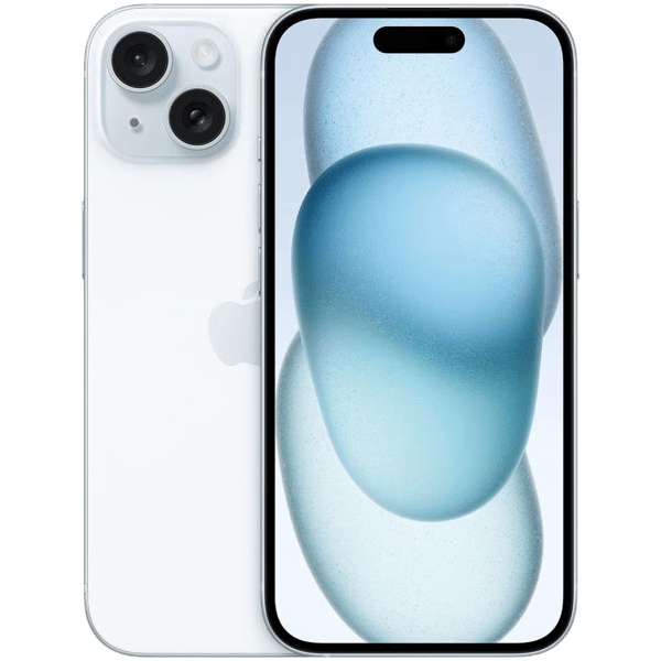 iPhone 15 Plus 128GB Blue - Afbeelding voor en achterkant