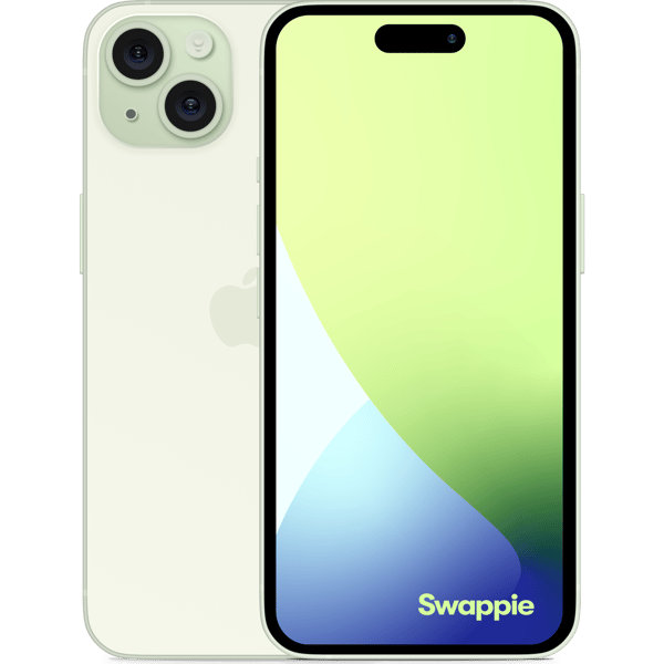 iPhone 15 Plus 256GB Green - Front and back image
