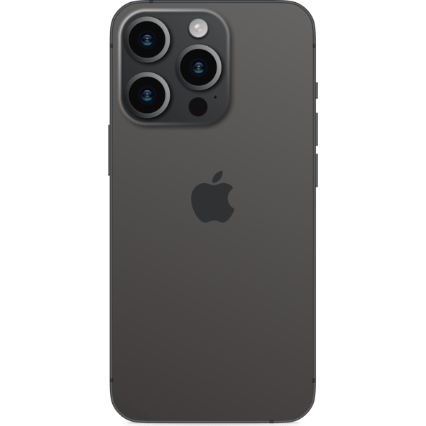 iPhone 15 Pro Max 512GB Black Titanium - Back image