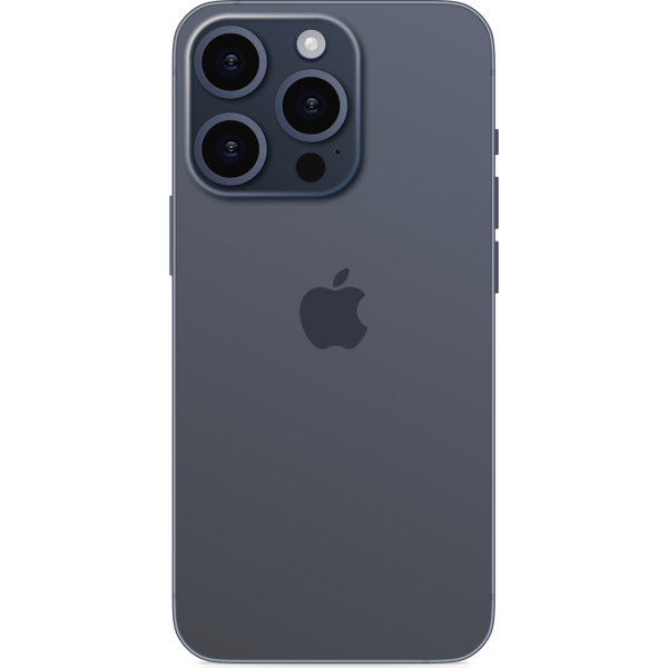 iPhone 15 Pro Max 256GB Blue Titanium - Back image