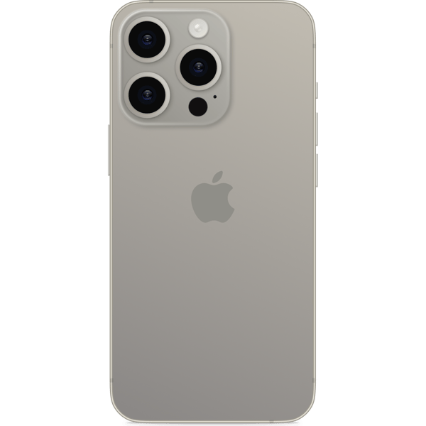 iPhone 15 Pro Max 256GB Natural Titanium - Back image