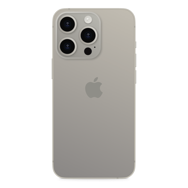 iPhone 15 Pro 256GB Natural Titanium - Back image