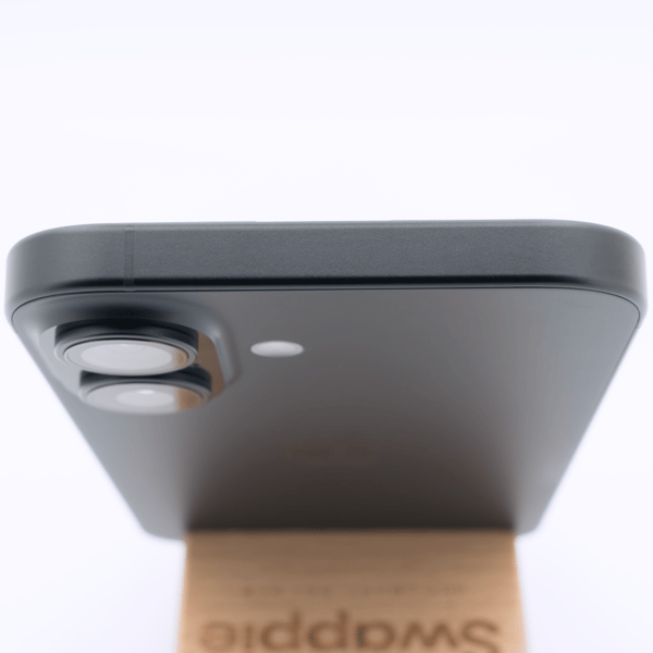 Premium condition, top edge — the top of the frame of a typical phone at this grade