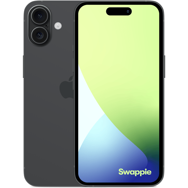 iPhone 16 Plus 128GB Black - Front and back image