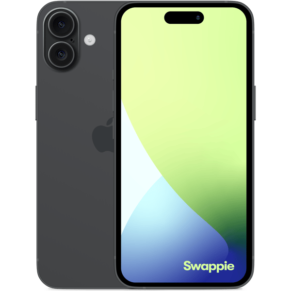 iPhone 16 Plus 128GB Black - Bak och fram bild