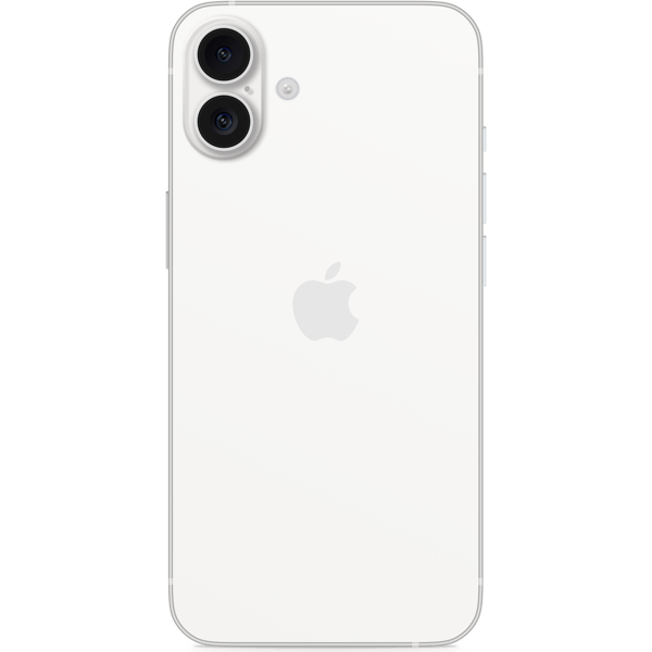 iPhone 16 Plus 256GB White - Imagen trasera