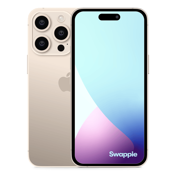 iPhone 16 Pro 128GB Desert Titanium - Front and back image
