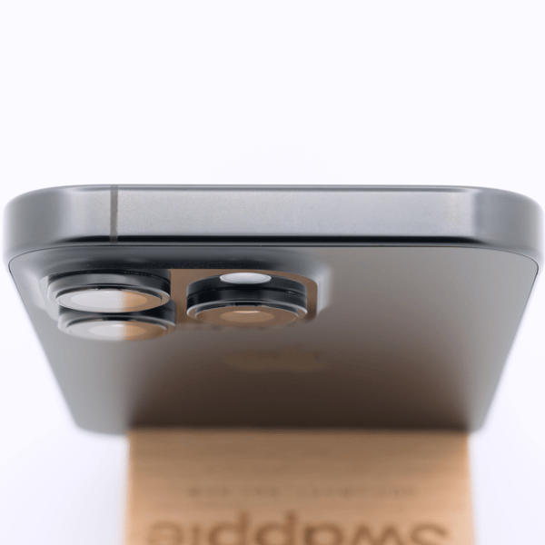 Premium condition, top edge — the top of the frame of a typical phone at this grade