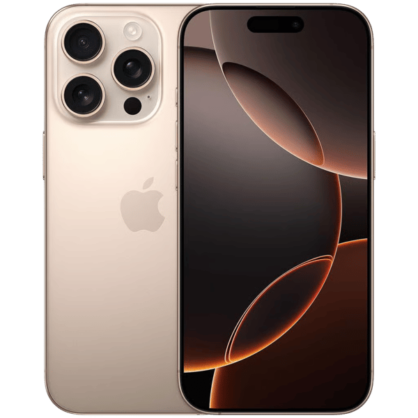iPhone 16 Pro Max 512GB Desert Titanium - Front and back image