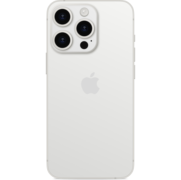 iPhone 16 Pro Max 512GB White Titanium - Back image