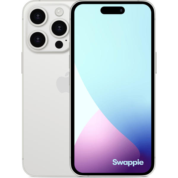 iPhone 16 Pro Max 512GB White Titanium - Front and back image