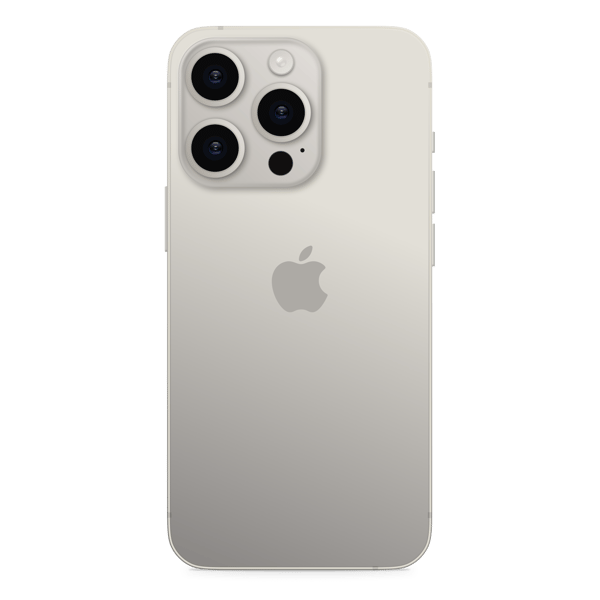 iPhone 16 Pro 128GB Natural Titanium - Back image