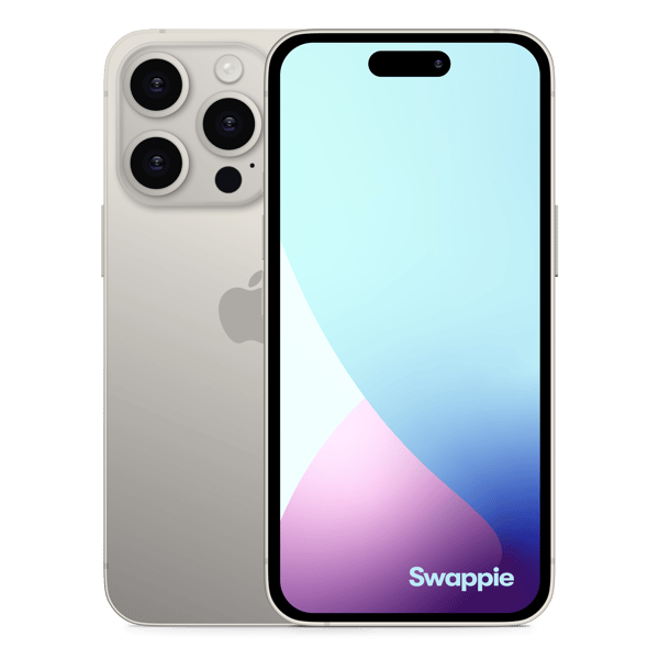 iPhone 16 Pro 128GB Natural Titanium - Front and back image