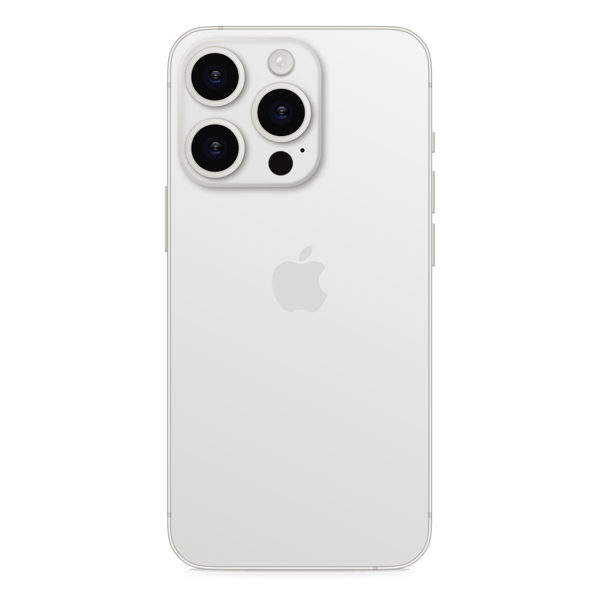 iPhone 16 Pro 256GB White Titanium - Image arrière