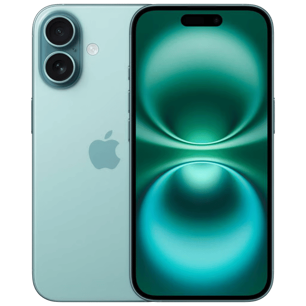 iPhone 16 512GB Teal - Zdjęcie przodu i tyłu