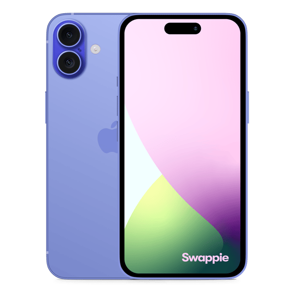iPhone 16 128GB Ultramarine - Bak och fram bild