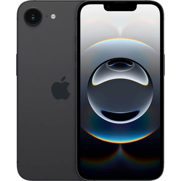 iPhone 16e 128GB Black -Fronte e retro