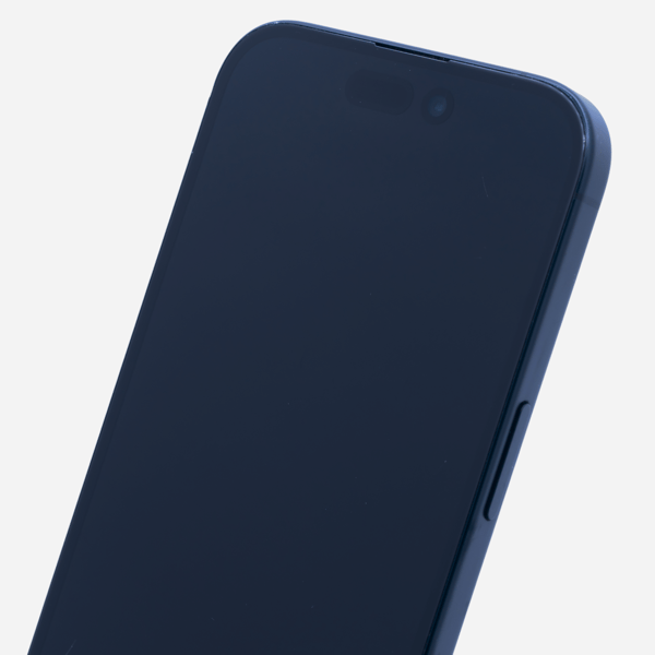 Excellent condition, screen view — the display and its surround of a typical phone at this grade