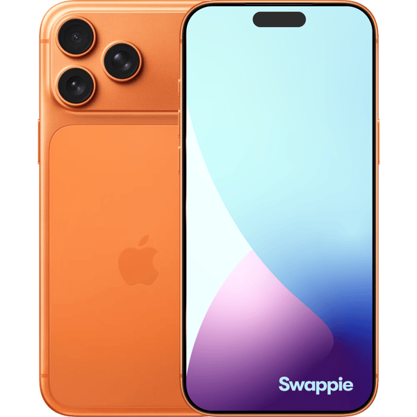 iPhone 17 Pro Max 512GB Cosmic Orange - Front and back image