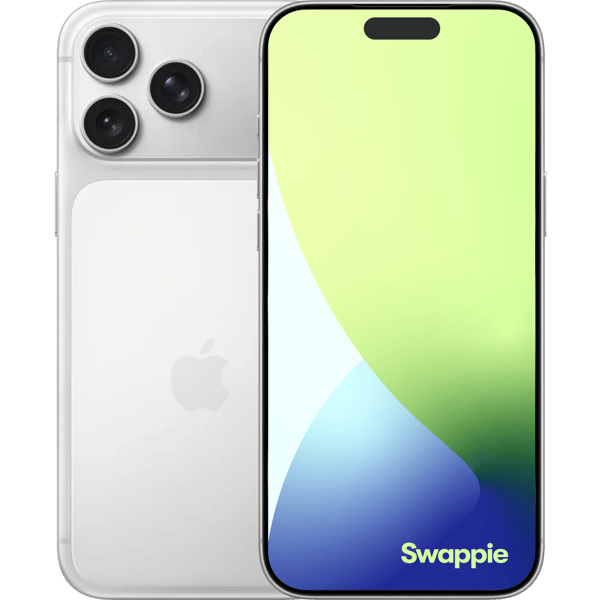iPhone 17 Pro Max 256GB Silver - Afbeelding voor en achterkant