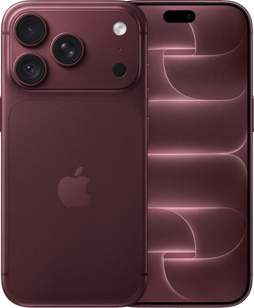 iPhone 18 Pro Max 2TB Burgundy - Etu- ja takakuva