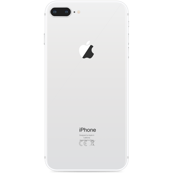 iPhone 8 Plus 64GB Silver - Imagen trasera