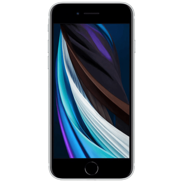 iPhone SE 2020 128GB White - Front billede
