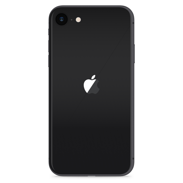 iPhone SE 2022 128GB Midnight - Imagem traseira
