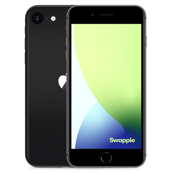 iPhone SE 2022 128GB Midnight Imagem frontal e traseira