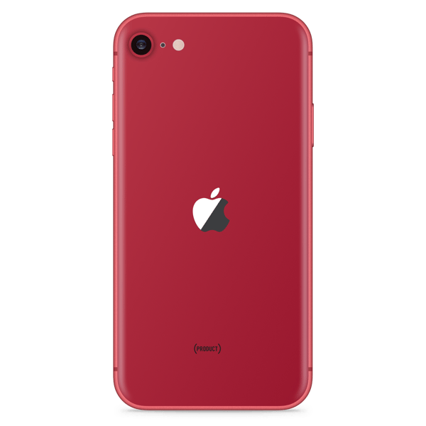 iPhone SE 2022 128GB Red - Zadný obrázok