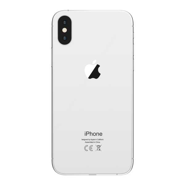 iPhone XS 64GB Silver - Zadný obrázok