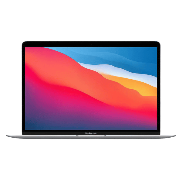 MacBook Air M1 13 256GB Silver - Front and back image