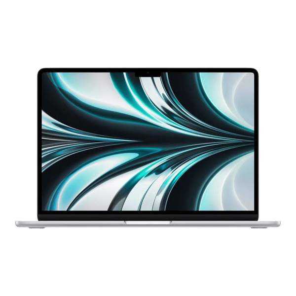 MacBook Air M2 13 256GB Silver - Front and back image