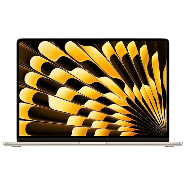 MacBook Air M2 15 1TB Starlight - Bak och fram bild
