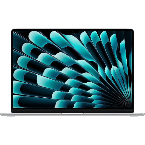 MacBook Air M3 15 2TB Silver - Vorder- und Rückseite