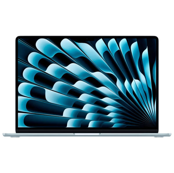 MacBook Air M4 15 512GB Sky Blue -Fronte e retro
