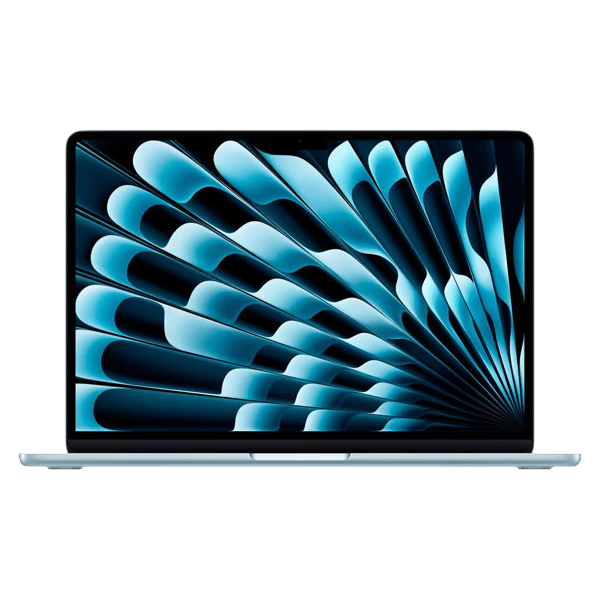 MacBook Air M5 13 1TB Sky Blue -Fronte e retro
